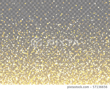 Sparkling Golden Glitter with Bokeh Lights on... - Stock Illustration ...