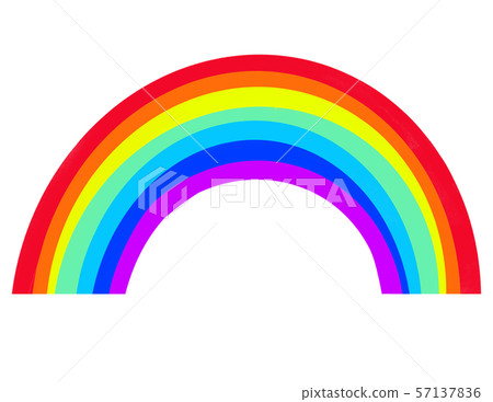 Hand drawn rainbow 57137836