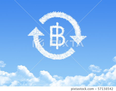 refinance sign a cloud shape on sky 57138542