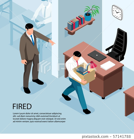 Fired Isometric Illustration Fired Isometric Illustration 57141788