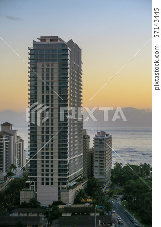 特朗普國際酒店威基基日落時分 特朗普國際酒店威基基日落時分 57143445