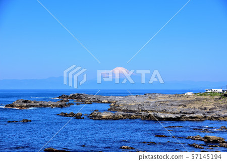 Jogashima Nagatsuro Pass和富士山 57145194