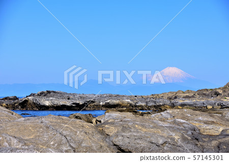 Jogashima Nagatsuro Pass和富士山 57145301