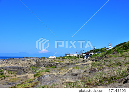 Jogashima Nagatsuro Pass和富士山 57145303