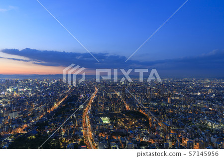 Osaka city / cityscape / tennoji Osaka city / cityscape / tennoji 57145956
