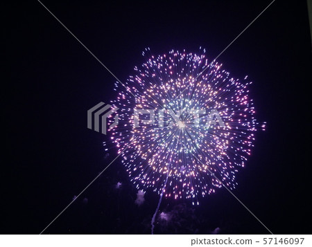 Summer fireworks blue Summer fireworks blue 57146097