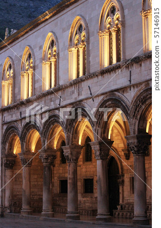 Dubrovnik Governor's Mansion entrance Dubrovnik Governor's Mansion entrance 57146915