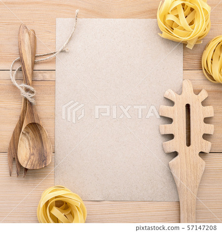 Italian foods concept and menu design . Blank 57147208
