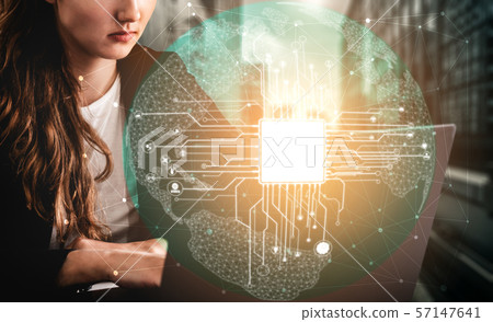 AI Learning and Artificial Intelligence Concept.. AI Learning and Artificial Intelligence Concept.. 57147641