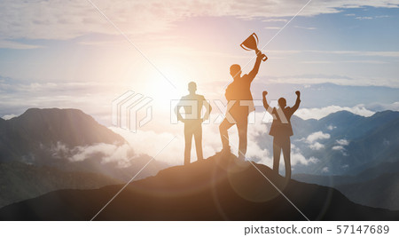 Achievement and Business Goal Success Concept. 57147689