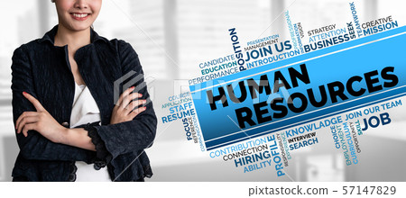 Human Resources and People Networking Concept 57147829