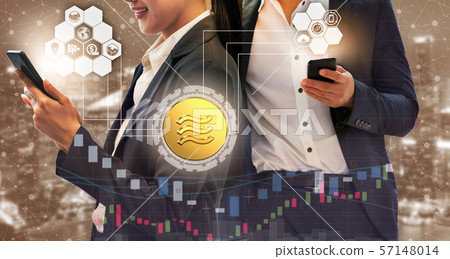 Libra Cryptocurrency Coin in Digital Money Economy 57148014