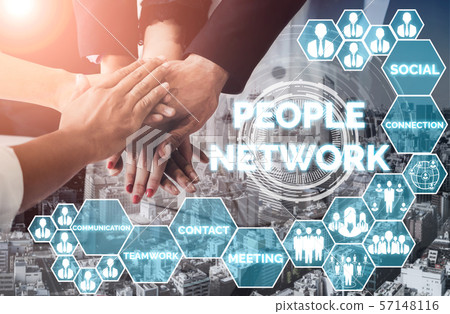 Human Resources and People Networking Concept. Human Resources and People Networking Concept. 57148116