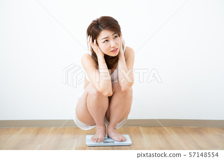 Fat young woman Fat young woman 57148554