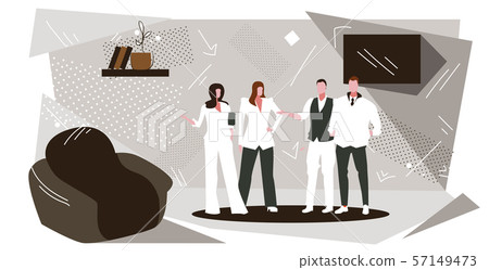 businesspeople group standing together successful teamwork concept business people office workers 57149473