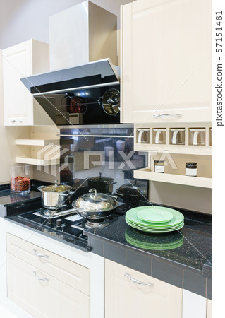 Modern kitchen furniture with contemporary kitchenware 57151481