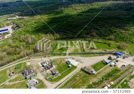 Aerial view on oil logistic company. Tyumen.Russia Aerial view on oil logistic company. Tyumen.Russia 57151995