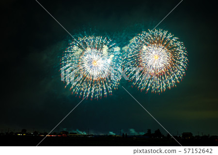 Japanese fireworks festival Japanese fireworks festival 57152642