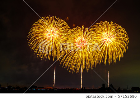 Japanese fireworks festival 57152680