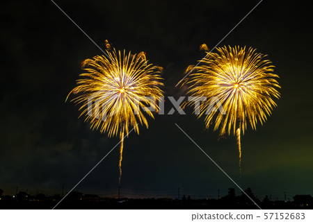 Japanese fireworks festival 57152683