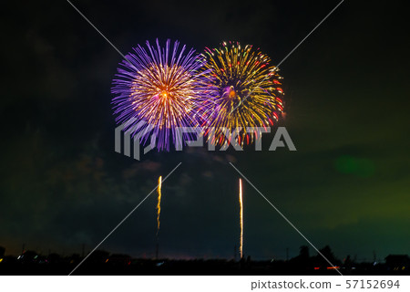Japanese fireworks festival Japanese fireworks festival 57152694