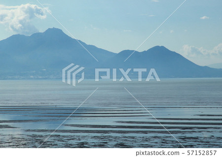 Tidal Flat Scenery on the Mitake Coast Tidal Flat Scenery on the Mitake Coast 57152857