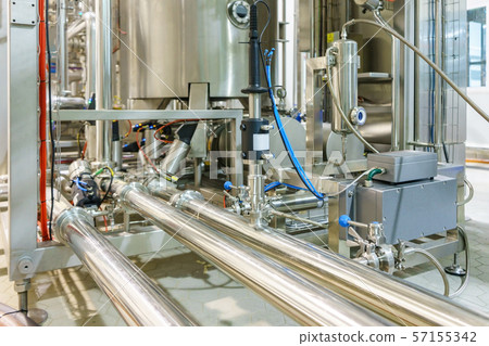 Industrial factory equipment stainless tubes food 57155342