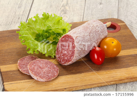 Italian dry Saliami pork sausage 57155996