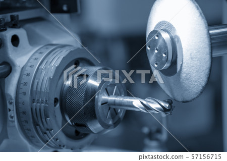 The CNC cutting tool grinding machine. The CNC cutting tool grinding machine. 57156715