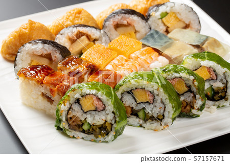 Various sushi 57157671