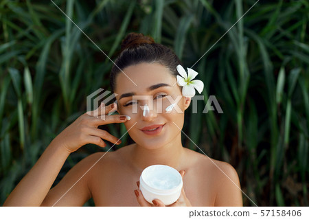 Beauty Woman Concept. Skin care. Portrait of Beauty Woman Concept. Skin care. Portrait of 57158406