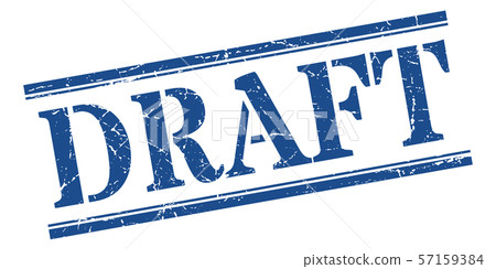 draft stamp. draft square grunge sign. draft - Stock Illustration ...