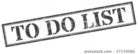 to do list stamp. to do list square grunge sign. 57159560
