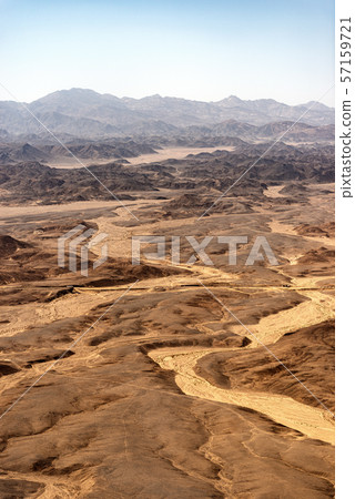 Aerial View of the Sahara Desert - Egypt Africa 57159721