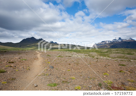 Skaftafell national park landscape, south Iceland 57159772