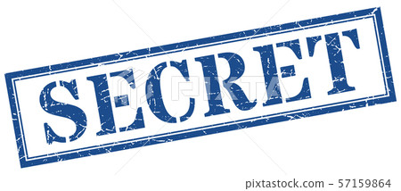 secret stamp. secret square grunge sign. secret - Stock Illustration ...