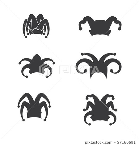 Harlequin hats stock illustration Harlequin hats stock illustration 57160691