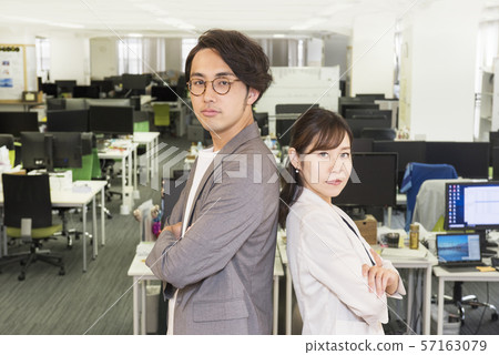 Man and woman, poses, posing 57163079