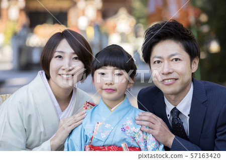 Seven and fifty-three family photo Seven and fifty-three family photo 57163420