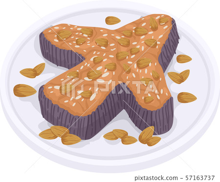 Food Colomba Di Pasqua Easter Cake Illustration 57163737