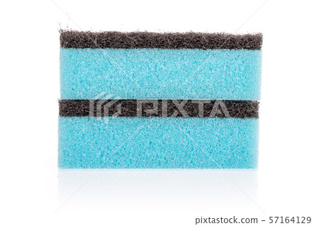 Kitchen cleaning sponge isolated on white Kitchen cleaning sponge isolated on white 57164129