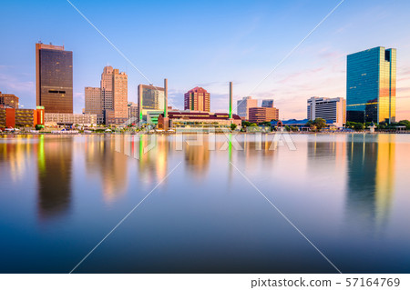 Toledo, Ohio, USA Skyline on the River Toledo, Ohio, USA Skyline on the River 57164769