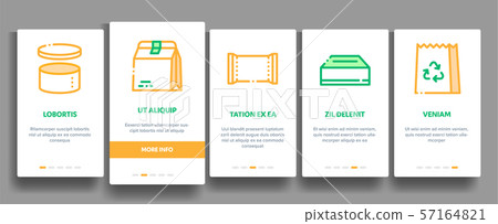 Packaging Elements Vector Onboarding Packaging Elements Vector Onboarding 57164821