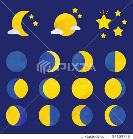 Moon phases (vector version) 57165736