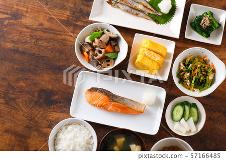 日本食物聚集，頂上的看法 57166485