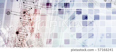 Abstract DNA technology. Science medical concept. Abstract DNA technology. Science medical concept. 57168241