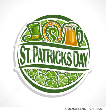 Vector logo for St. Patrick's Day Vector logo for St. Patrick's Day 57168580