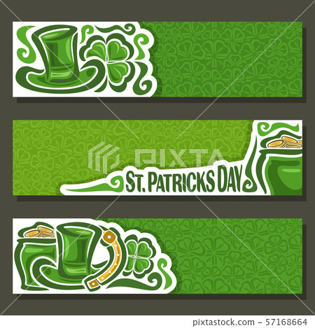 Vector banners for St. Patrick's Day 57168664