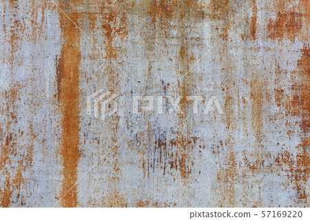 Rust on an old sheet of metal texture. Rust on an old sheet of metal texture. 57169220