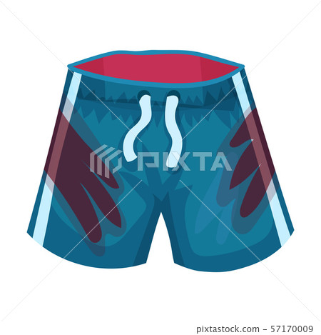 Dirty shorts. Vector illustration on a white background. 57170009